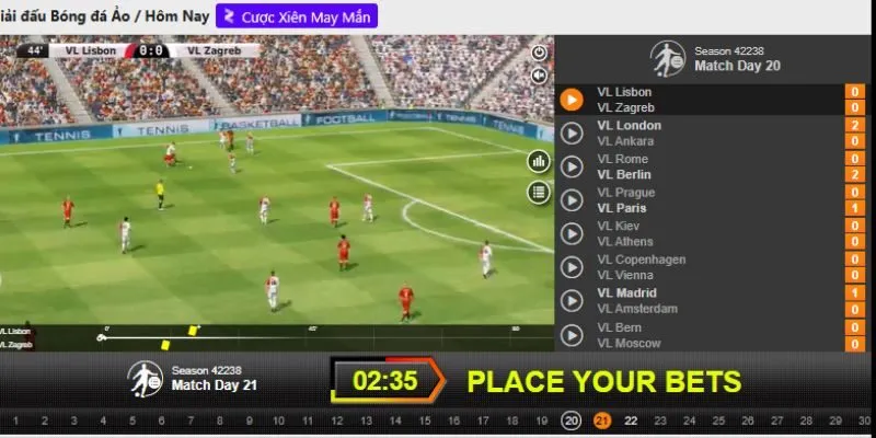 Thông tin cơ bản về sảnh game thể thao ảo Viva88