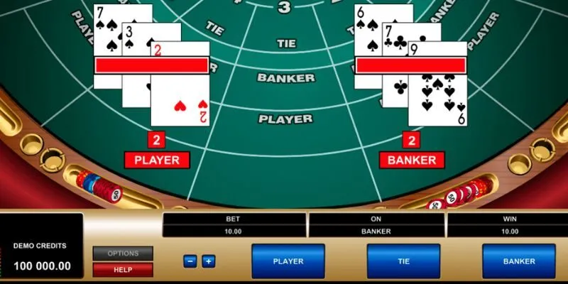 Hệ thống Viva88 cung cấp đa dạng phòng chơi Baccarat